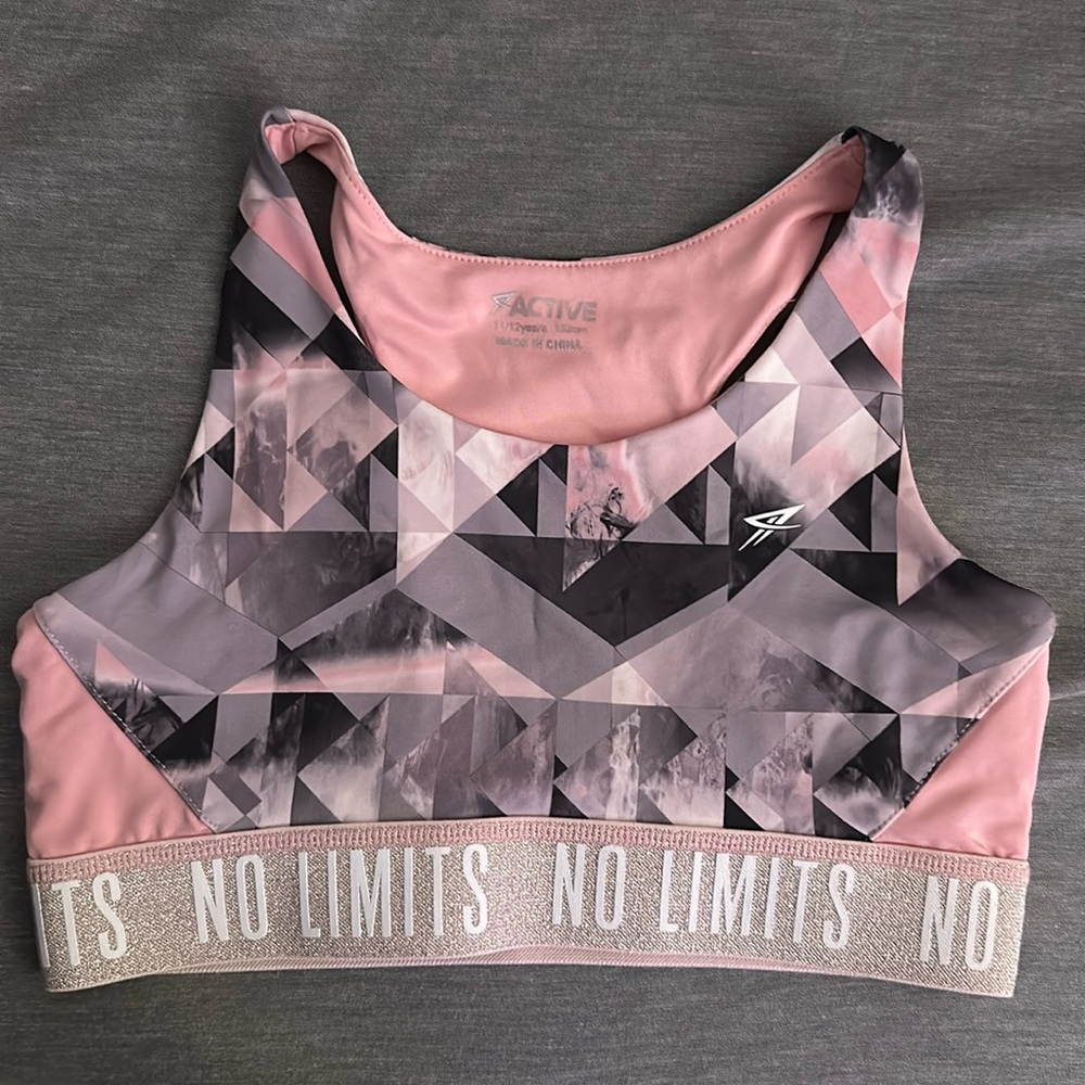 Pink Active Bra